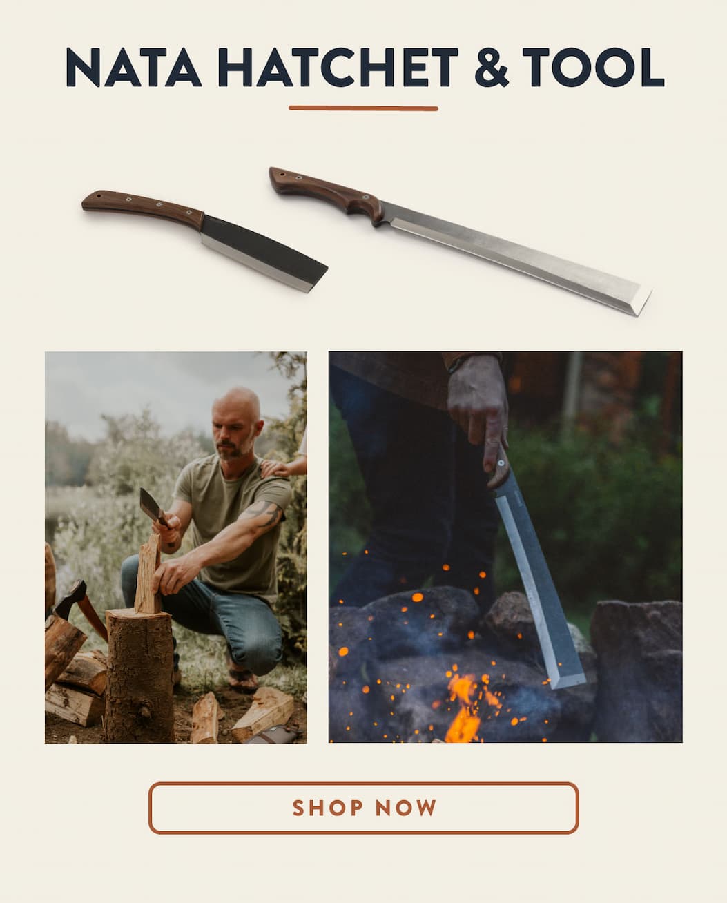 nata hatchet and tool