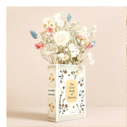 Ceramic Little Book Of Flowers Vase