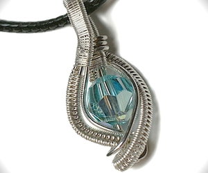 Little Cutie Wire Woven Pendant