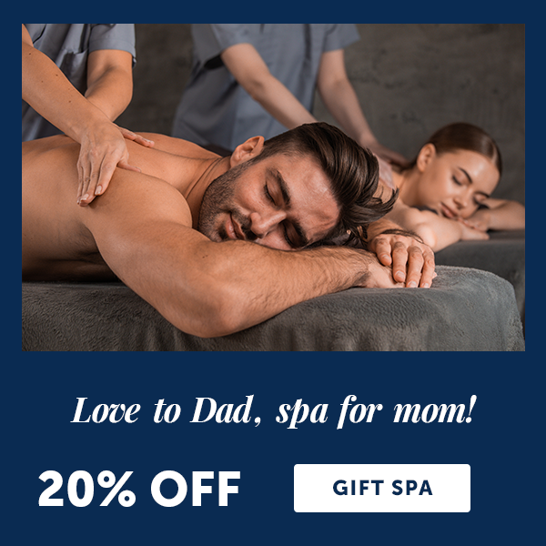 Thanks Dad! Sending spa for two