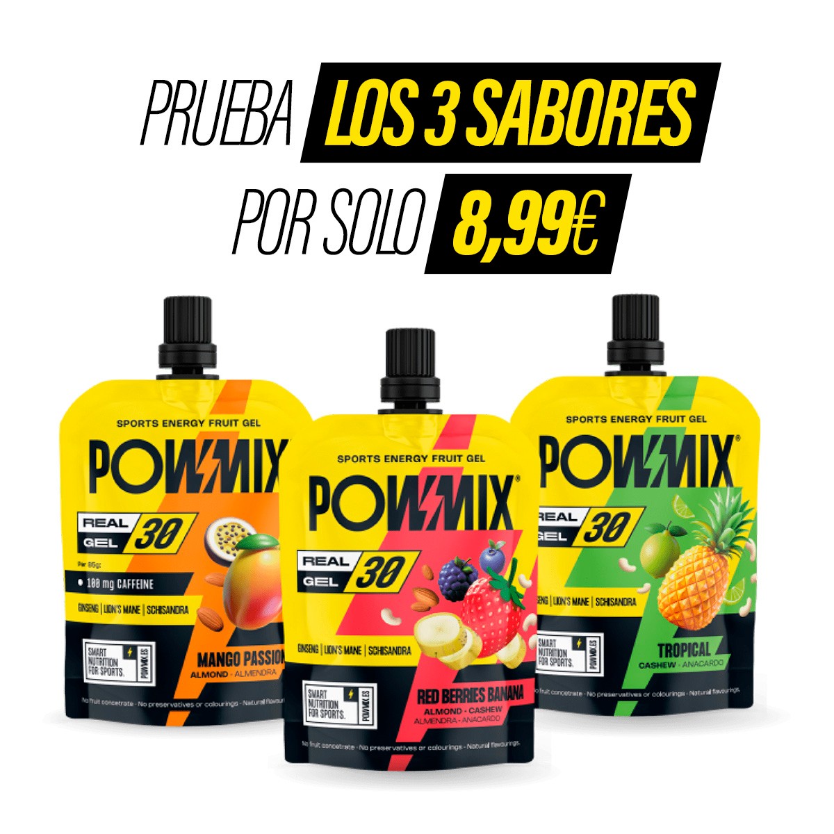 Powmix | Nutrición deportiva para ciclismo