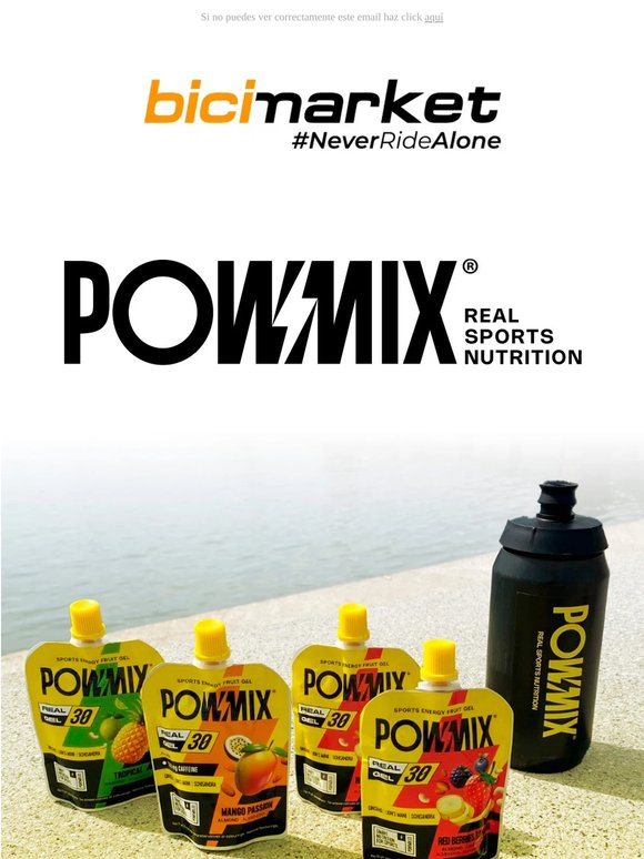 Powmix ⚡️ Geles energéticos para ciclistas