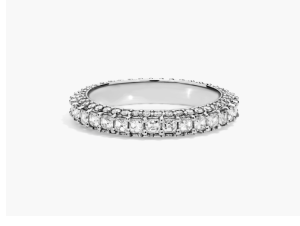 Grandeur Asscher-Cut Diamond Ring in Platinum (2 1/4 ct. tw.) By Bella Vaughan