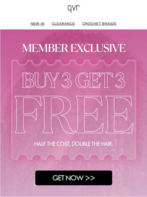 Buy 3 Get 3 FREE 🎉Your Favorite Deal Is Back ❤️