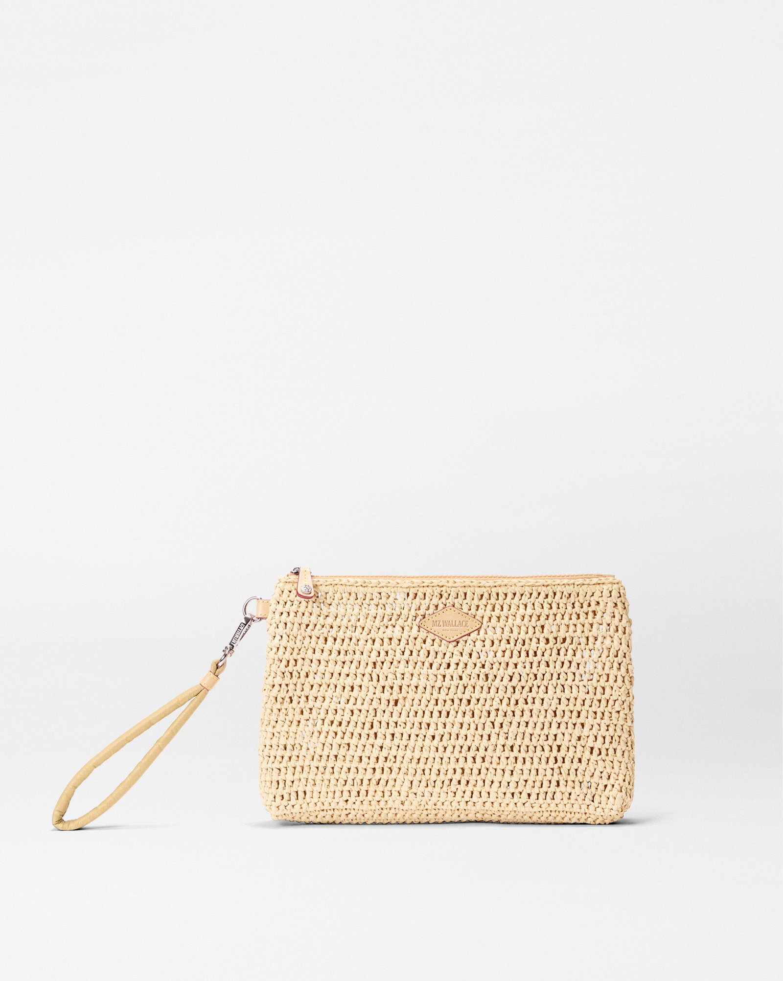 Shop the Camel Crochet Clutch Wristlet