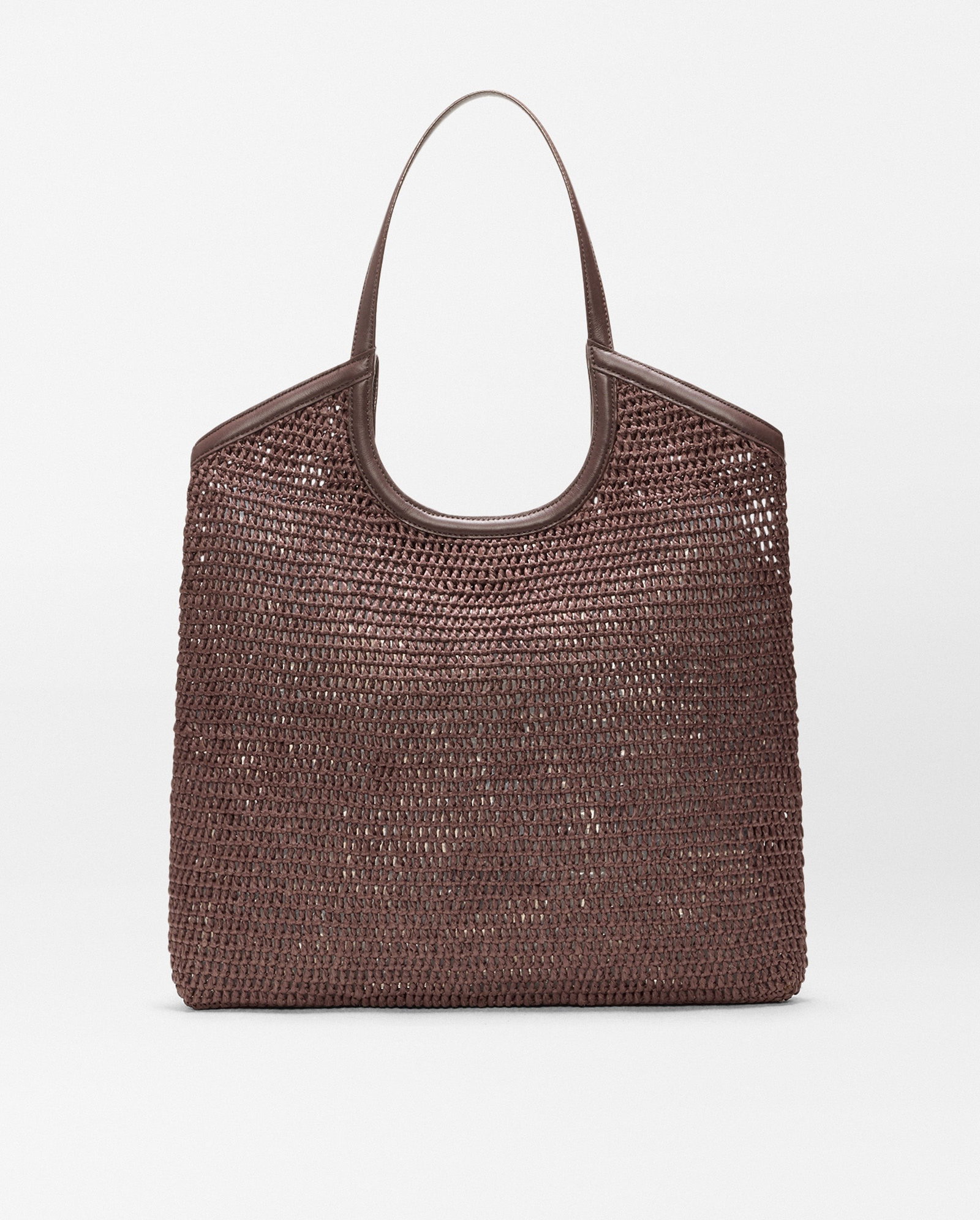 Shop the Brown Crochet Large Georgica Tote