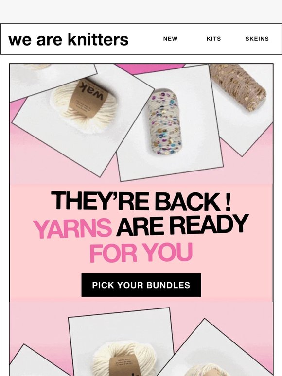 BACK IN STOCK: Your favorite yarn is back 🚨
