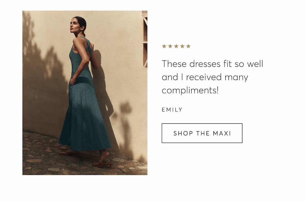 These dresses fit so well and I received many compliments! | Shop The Maxi