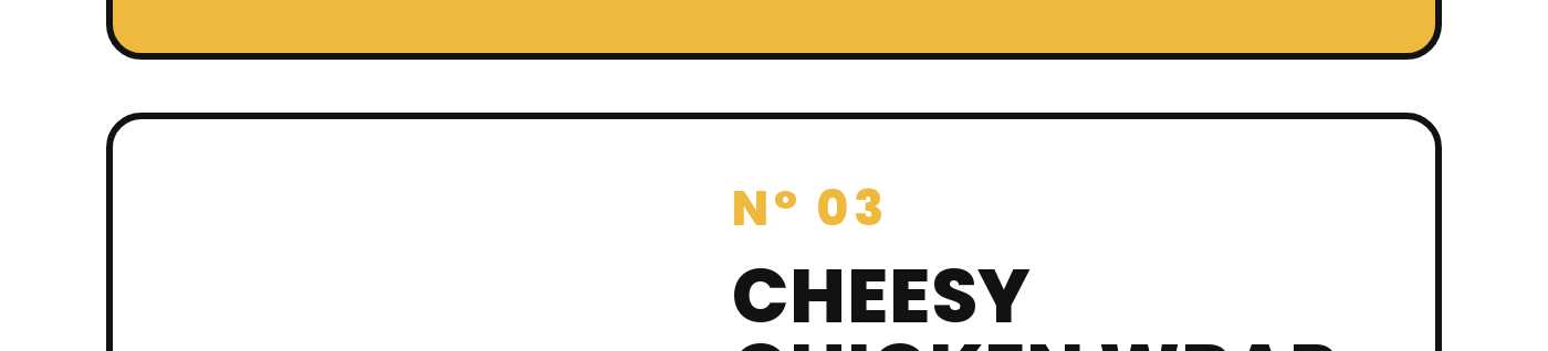 Nº 03 Cheesy