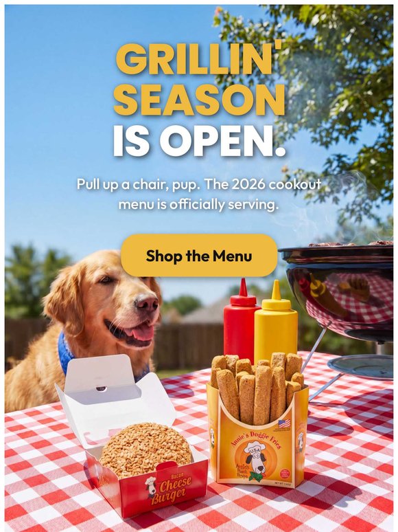 Your pup deserves a spot at the cookout 🔥