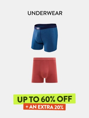 Underwear UP TO 60% OFF + extra 20%
