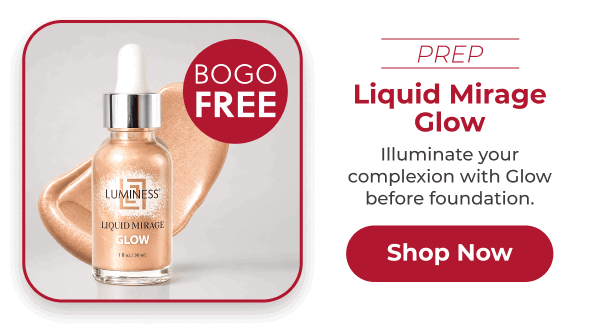 LIQUID MIRAGE GLOW: Enhances skin with radiant warmth and luminosity.