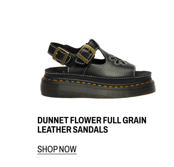 Dunnet Flower Full Grain Leather Sandals