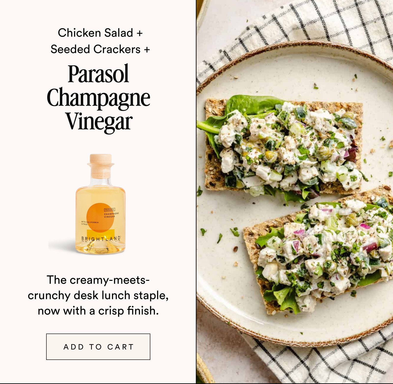 Shop Parasol Champagne Vinegar