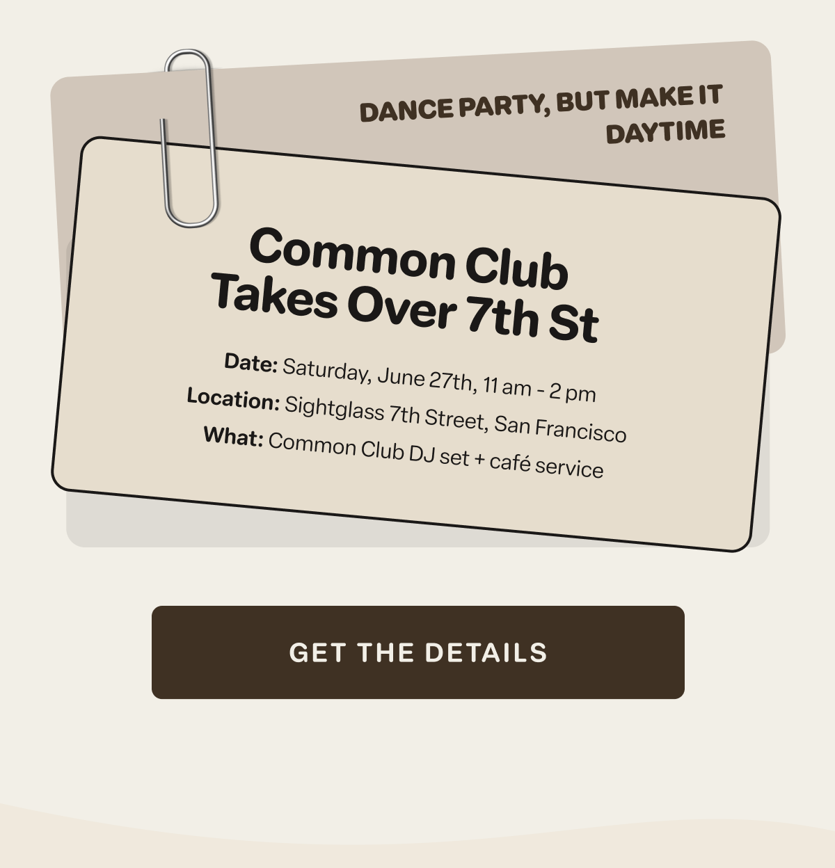 Common Club Takes Over 7th St
