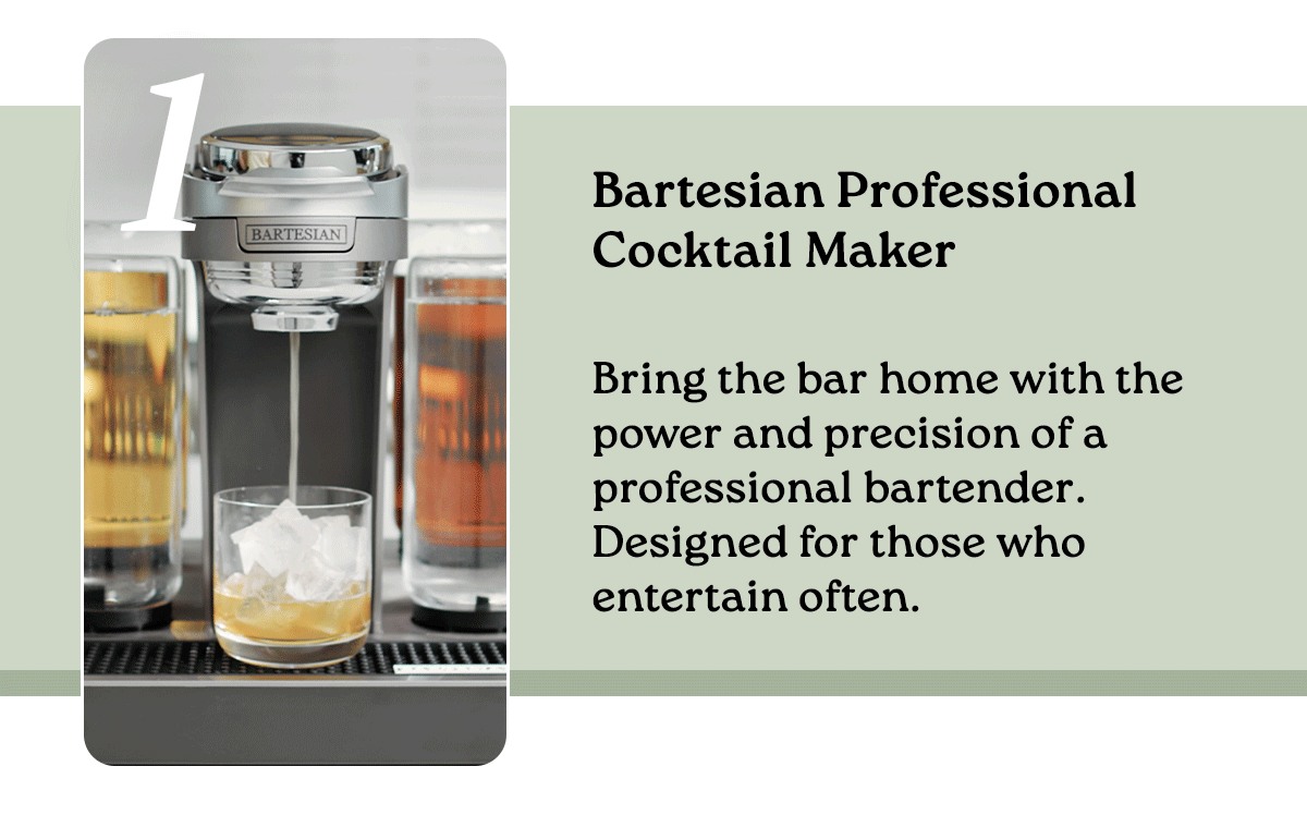 The Dad Bundle includes... the Bartesian Professional Cocktail Maker