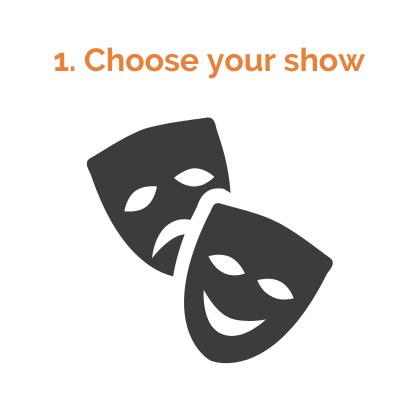 1. Choose your show