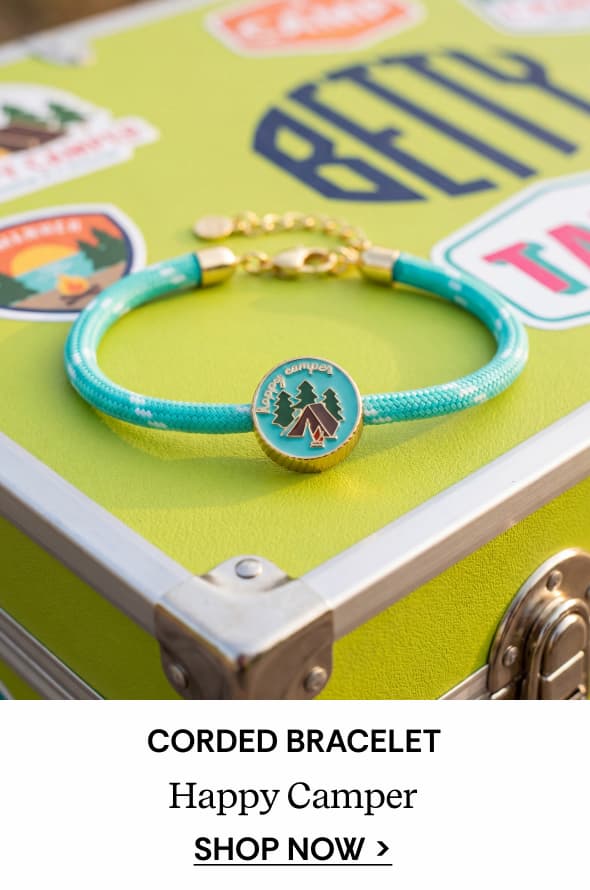 Happy Camper Corded Bracelet