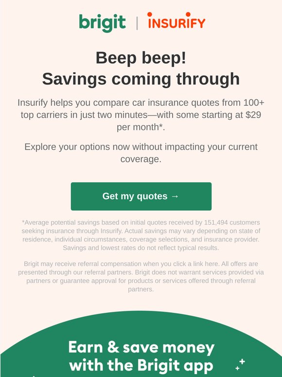 Find car insurance savings 🚘