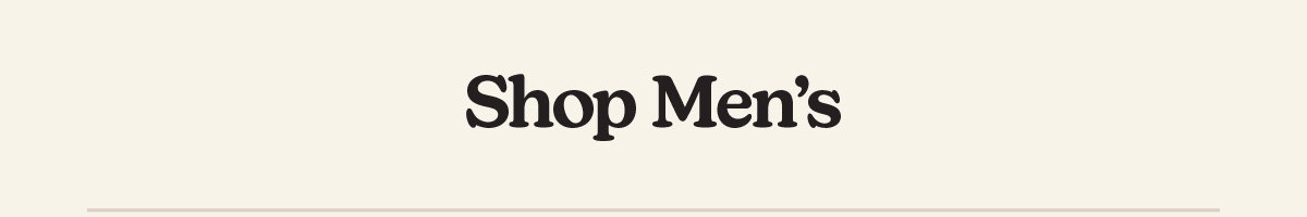 Shop Men's Apparel