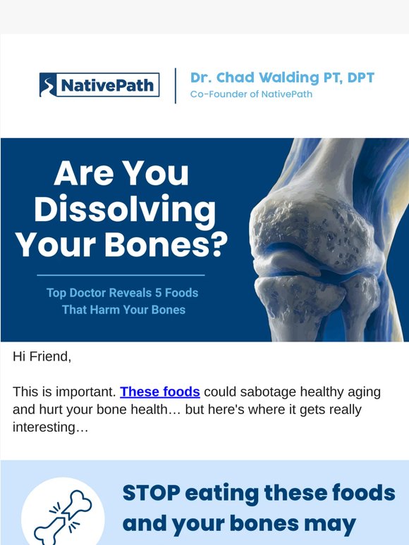 Women are dissolving their bones with these 5 foods…