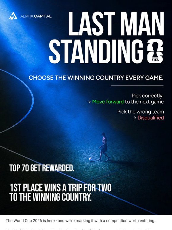 Win a trip for two - join our World Cup competition