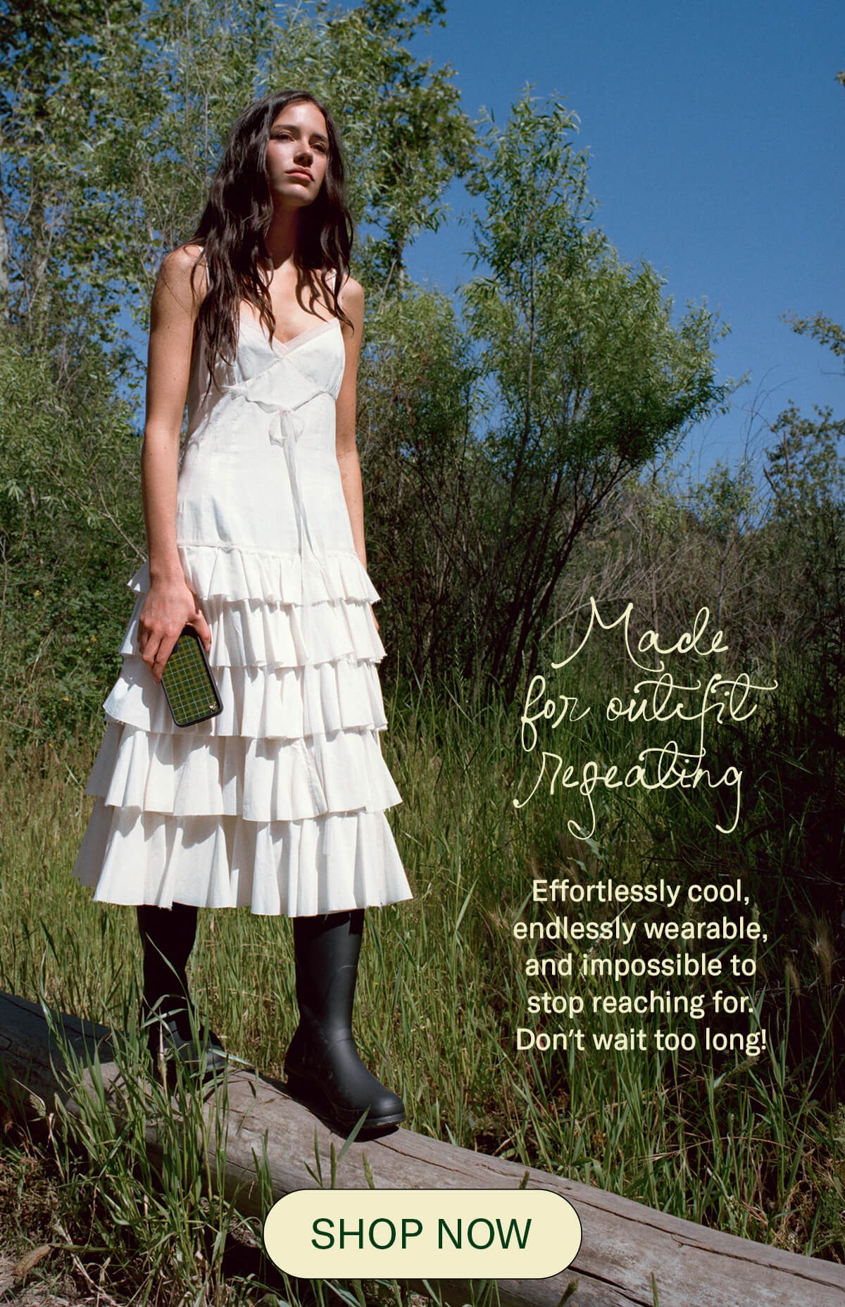 Made for outfit repeating  Effortlessly cool, endlessly wearable, and impossible to stop reaching for. Don’t wait too long! [SHOP NOW]