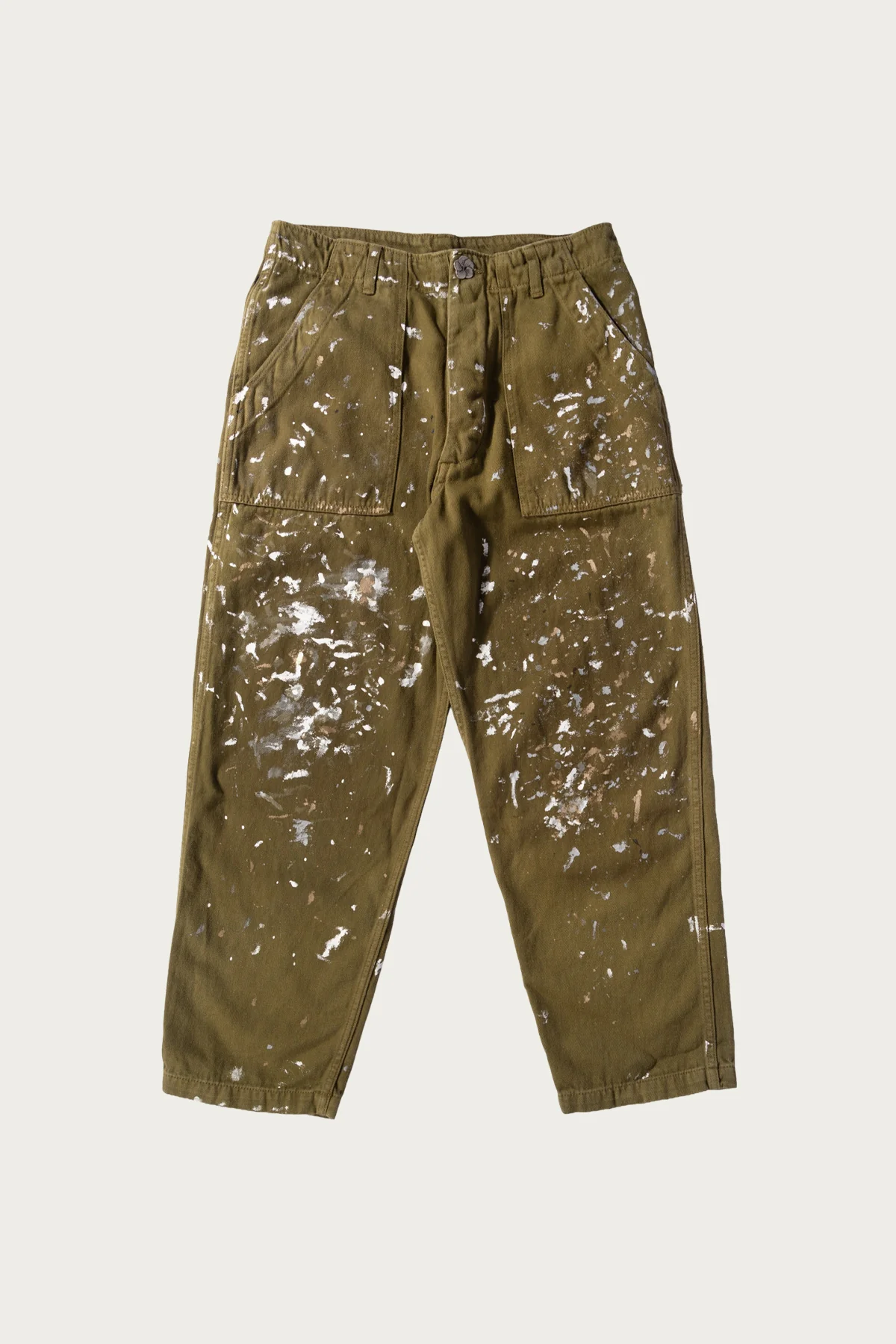 Image of Jenny's Painting Pants - Mustard Green
