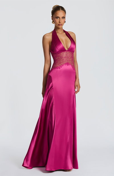 Virella Maxi Dress - Fuchsia