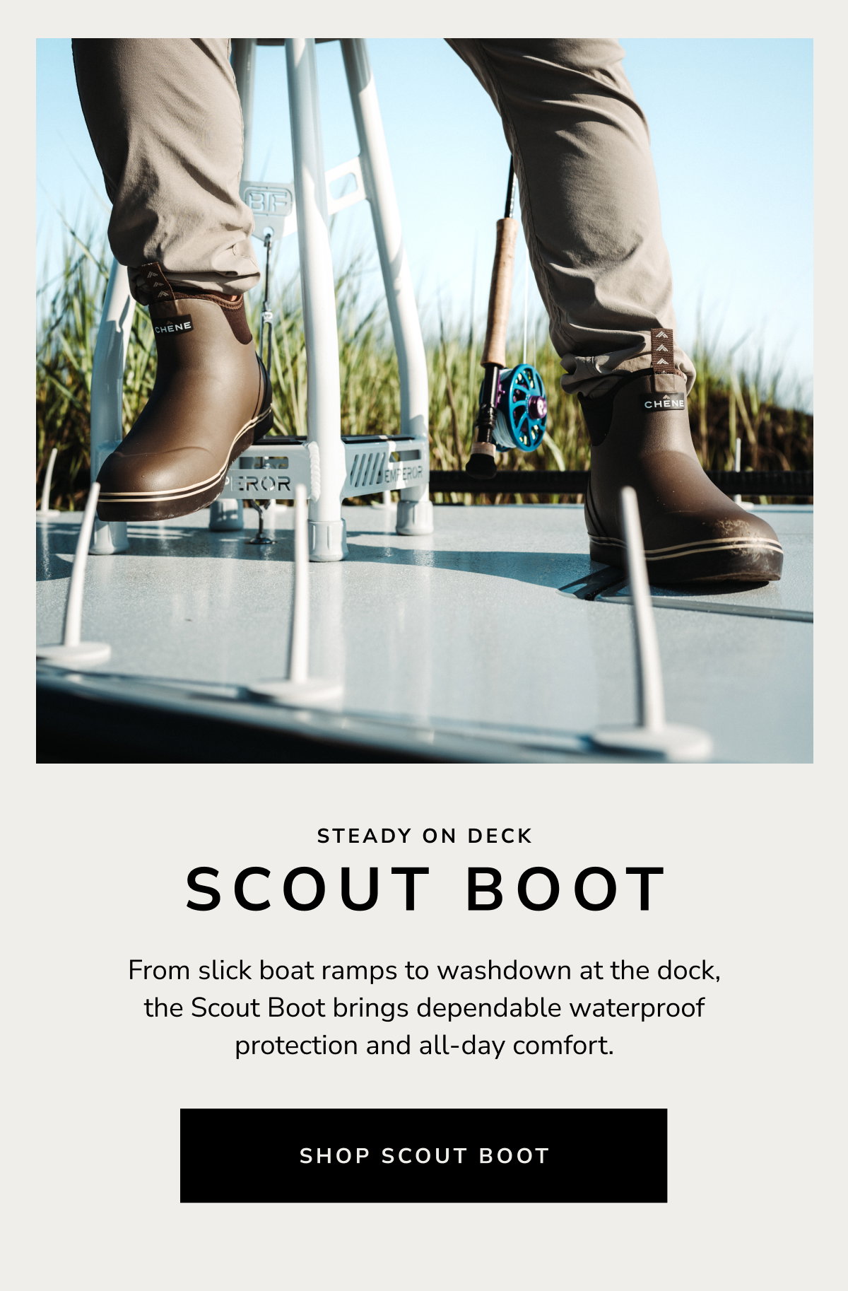 Steady On Deck | Scout Boot