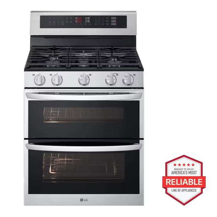 6.9 cu. ft. Smart Gas Double Oven Freestanding Range with ProBake Convection®, Air Fry & Air Sous Vide