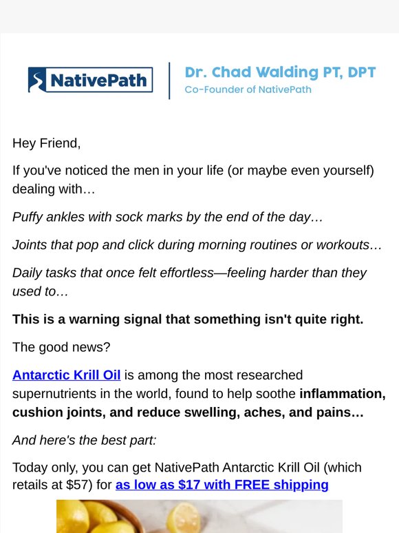 Achy knees? Weak muscles? Puffy ankles?
