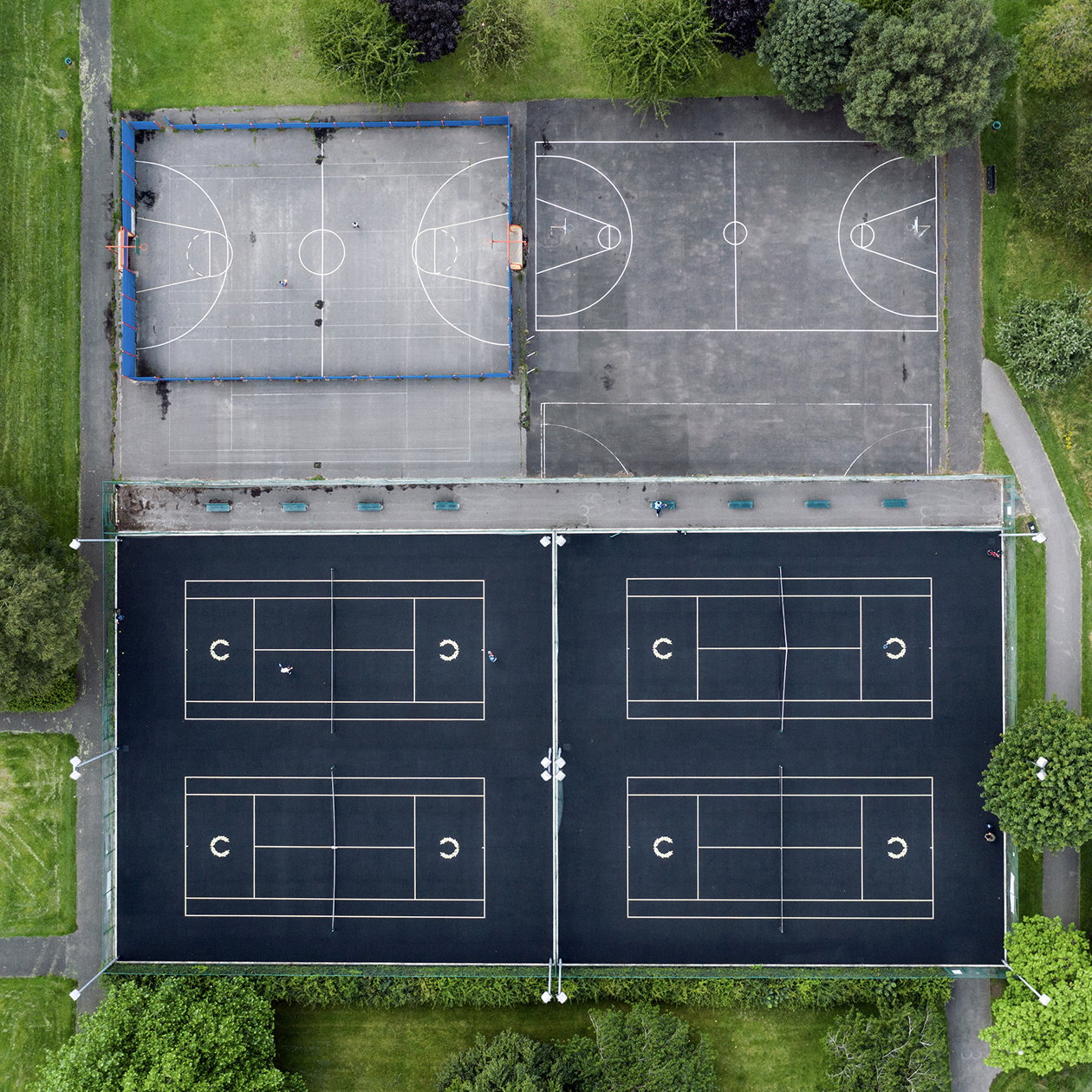 A Fred Perry Tennis Court