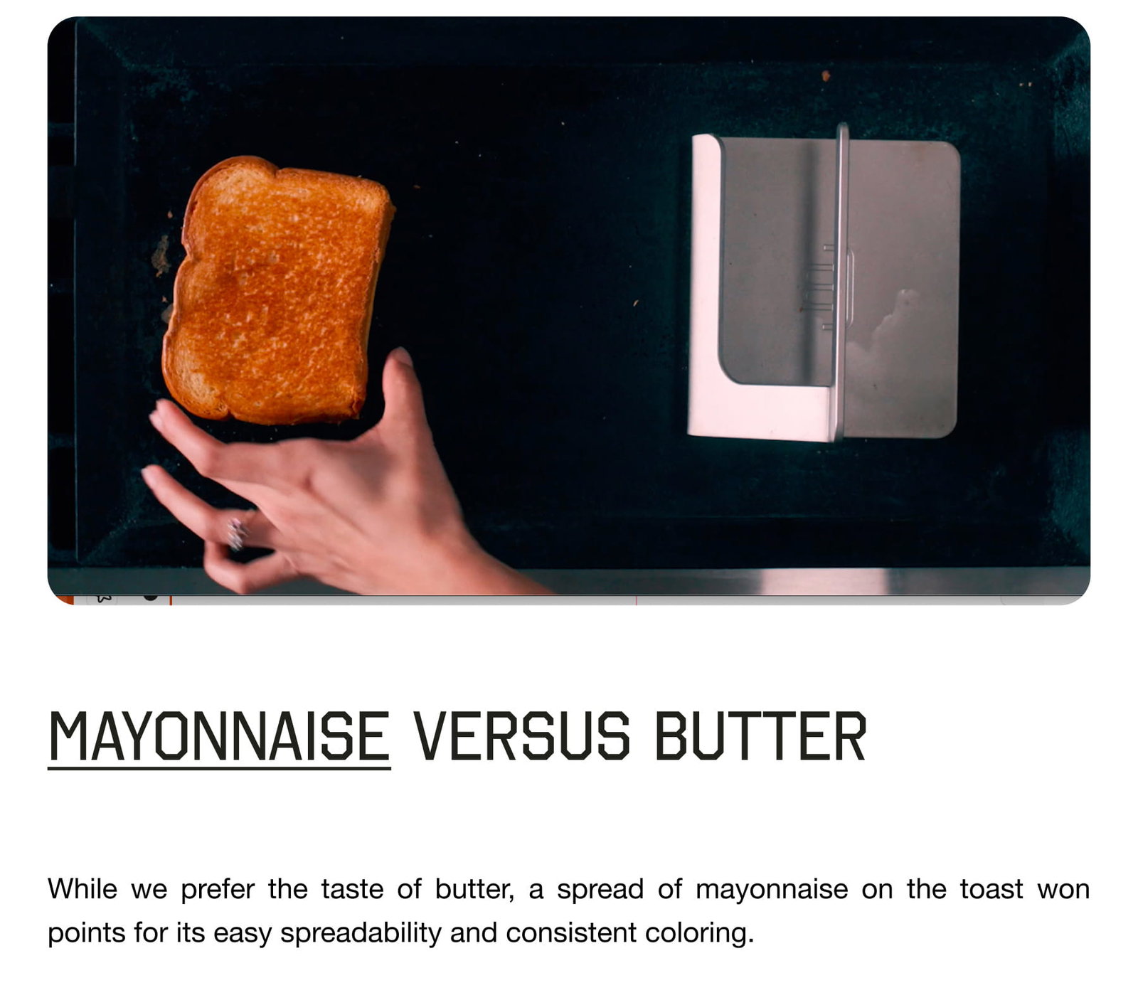 Mayonnaise Versus Better