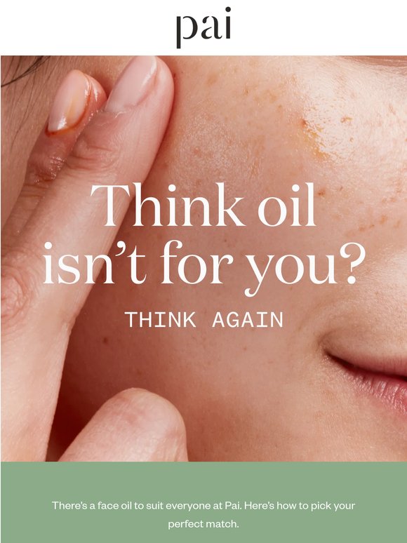 Myth: You can’t use face oil 🧡