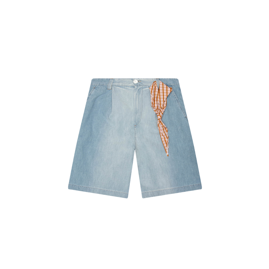 Chambray Shorts - Cloud