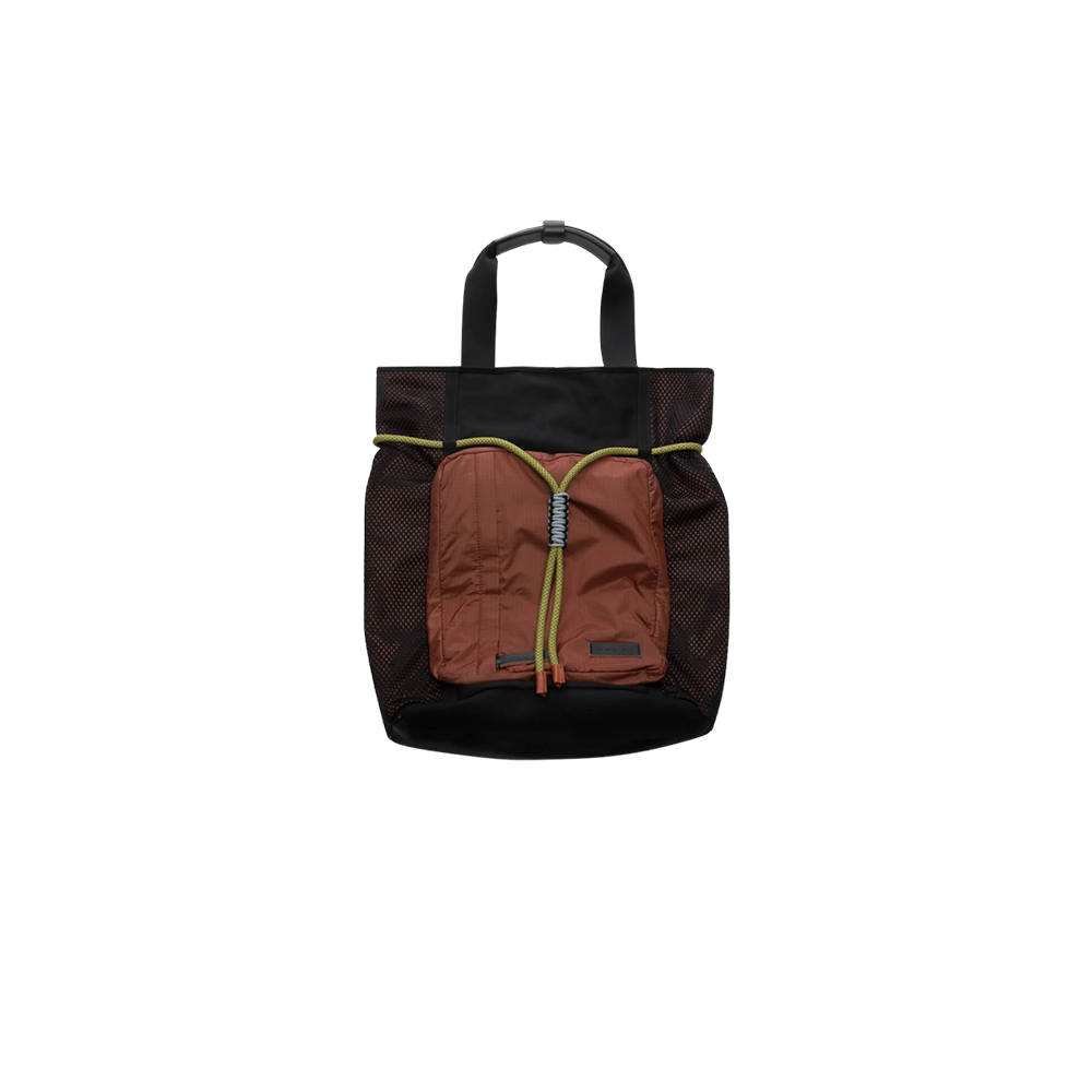 Shopping Bag - Rust/Black