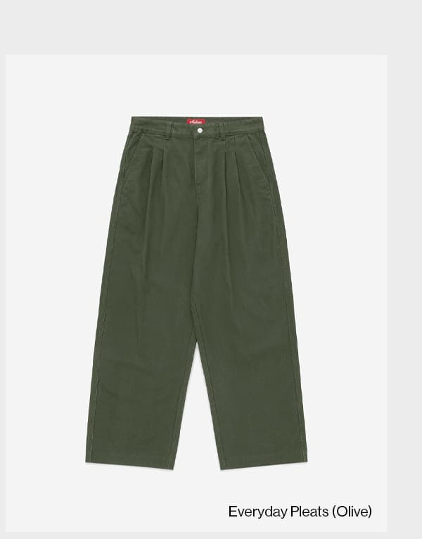 Shop Everyday Pleats in Olive
