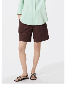 product13women0linen0blend0easy0shorts