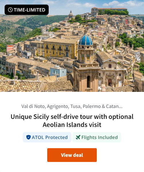 Unique Sicily self-drive tour with optional Aeolian Islands visit