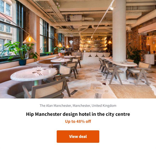Hip Manchester design hotel in the city centre