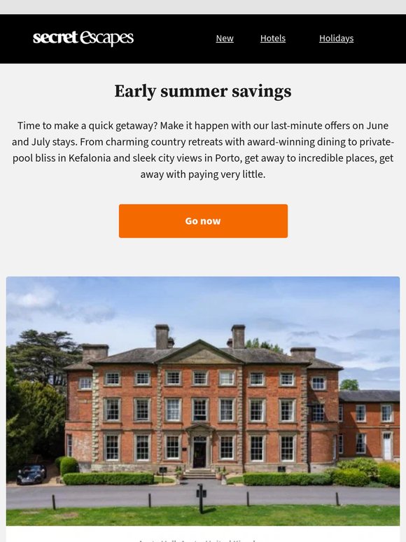 Looking for a quick getaway?
