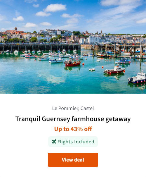 Tranquil Guernsey farmhouse getaway