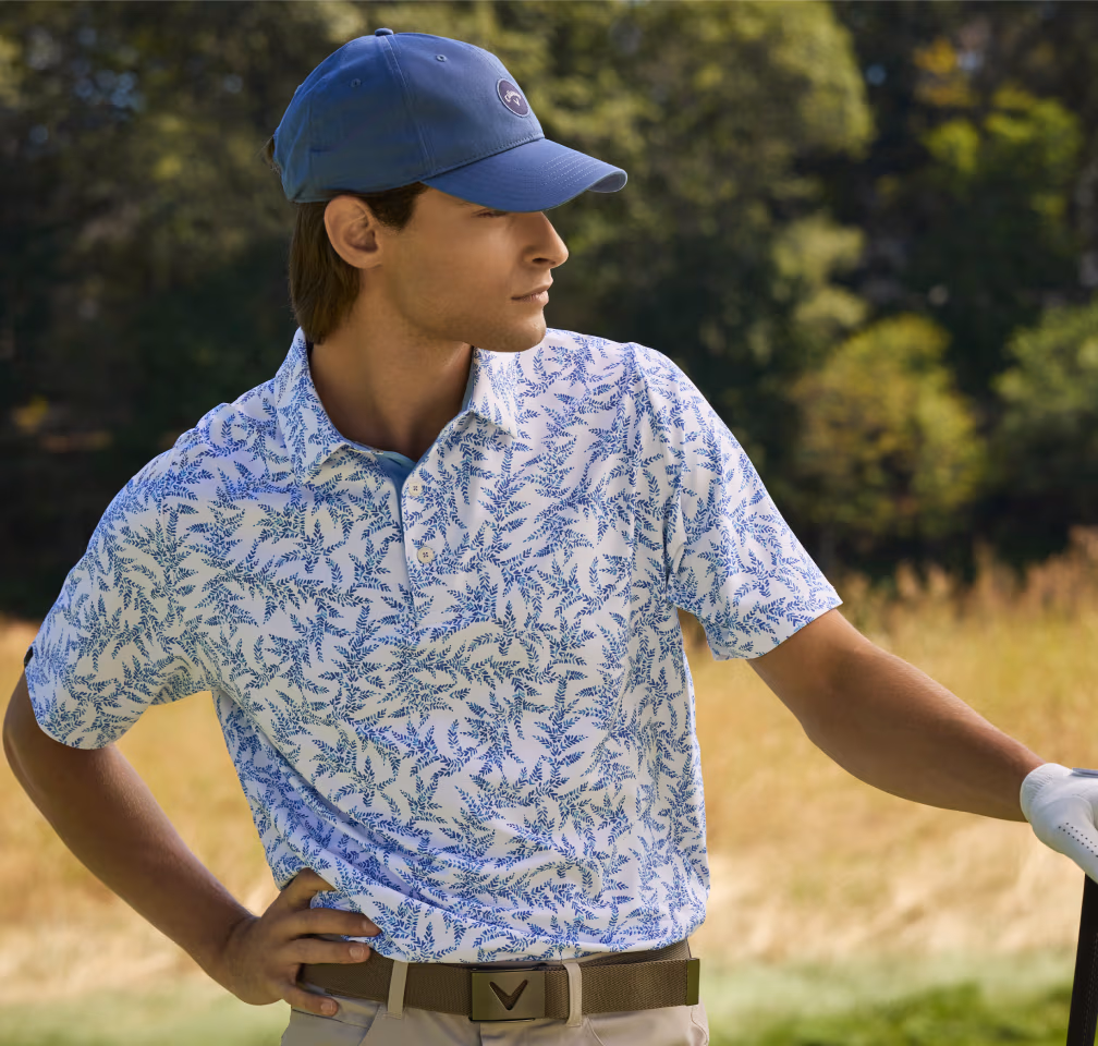 Man in Golf Polo