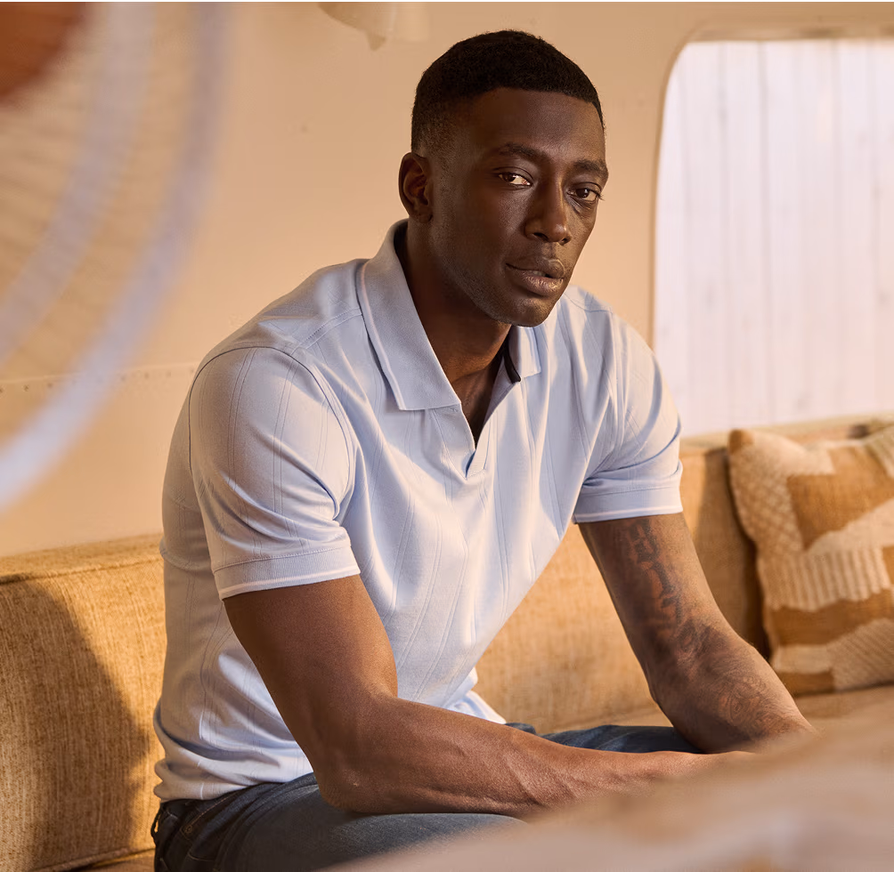 Man in white polo