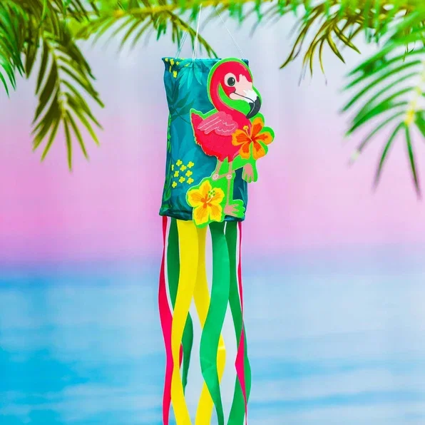 Let's Flamingle 3D Windsock