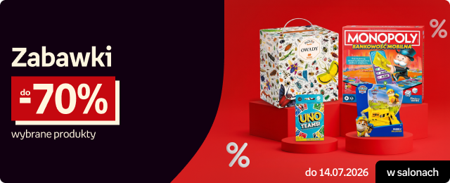 Zabawki do -70% wybrane produkty