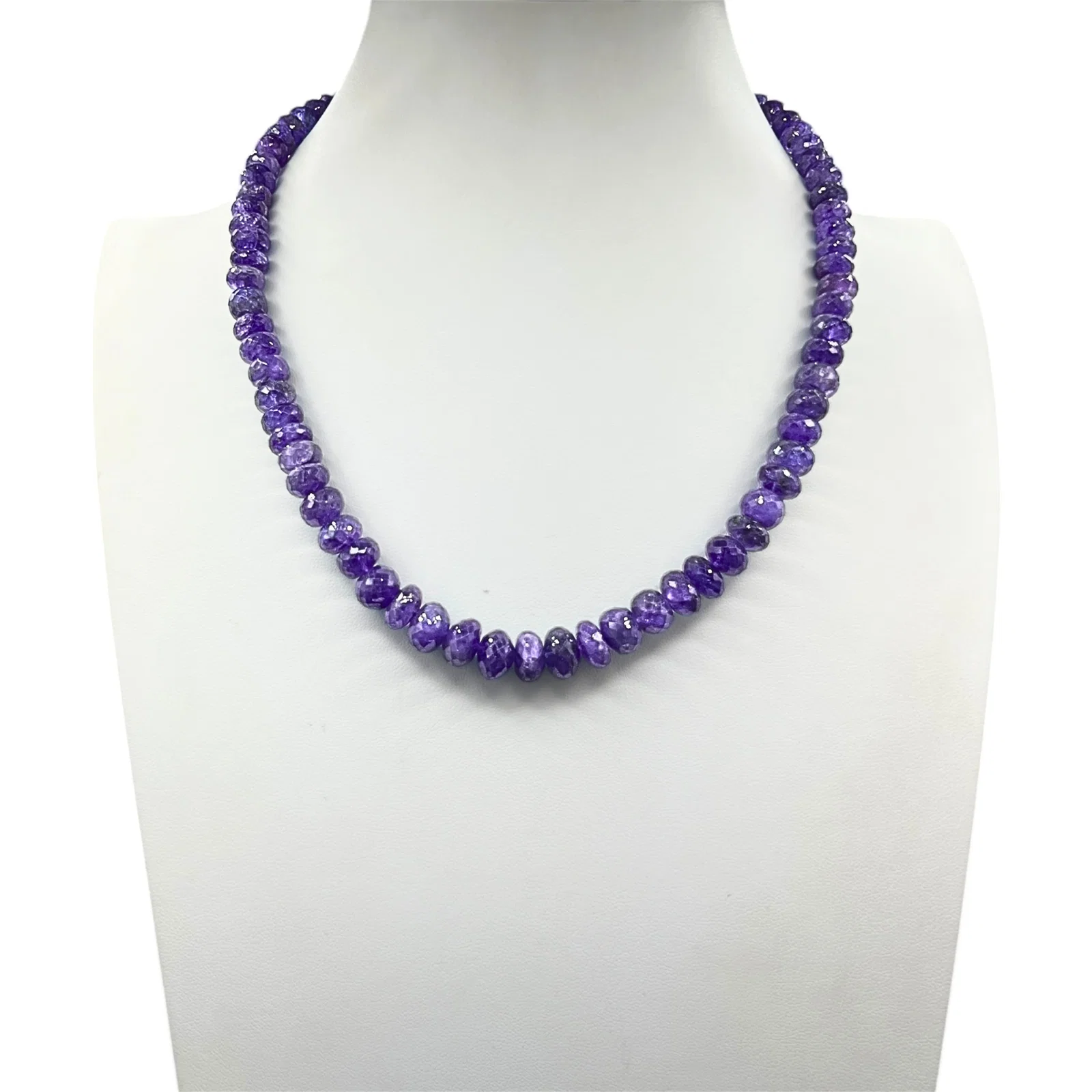 Image of Unique Morado Purple Opal Faceted Necklace