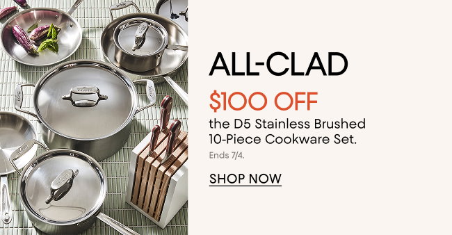 All-Clad 10 Piece Set on Sale