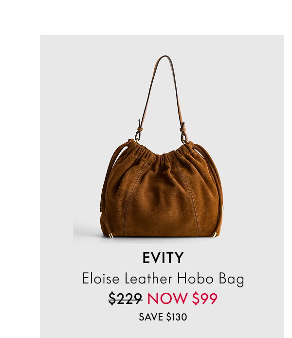 EVITY Eloise Leather Hobo Bag